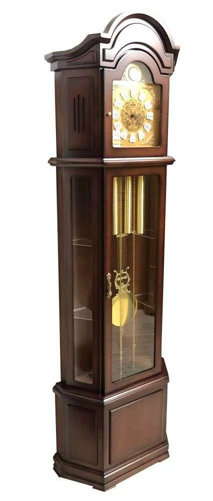 Напольные часы-витрина Dark Walnut