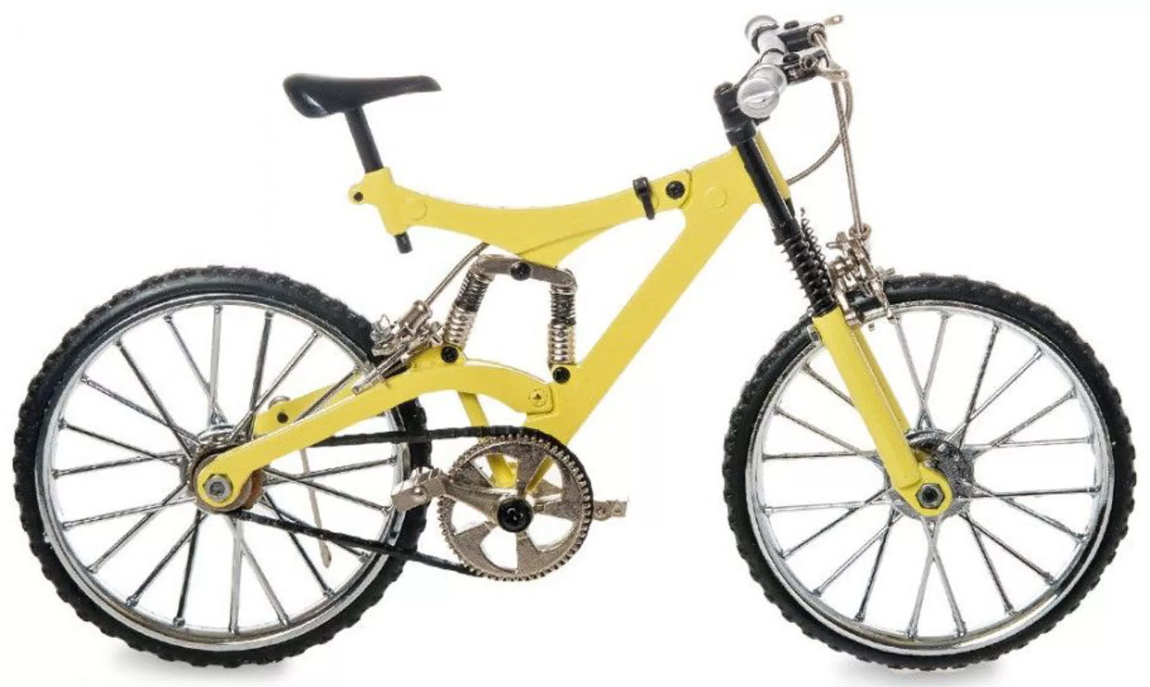 Фигурка-модель Велосипед горный MTB (желтый)