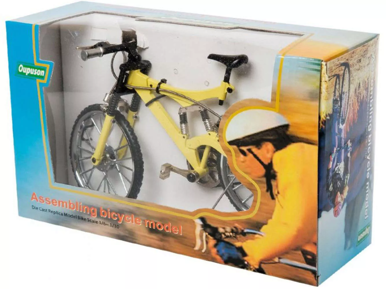 Фигурка-модель Велосипед горный MTB (желтый)