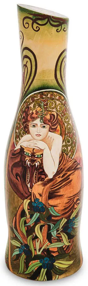 Футляр для бутылки большой Альфонс Муха - Драгоценные камни