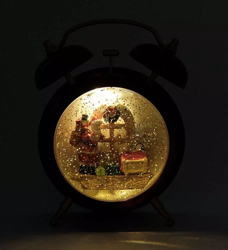 Новогодний будильник с подсветкой