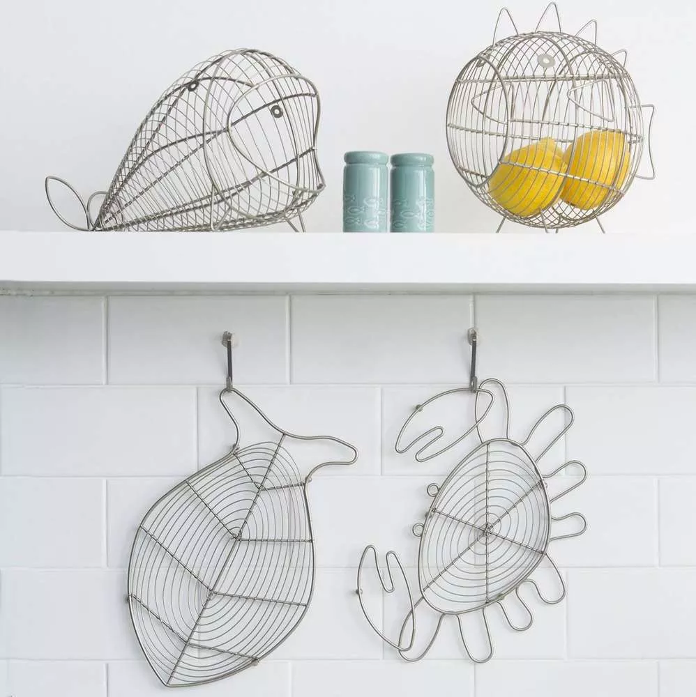 Корзина Fish Grey