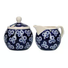 Сахарница и молочник London Pottery