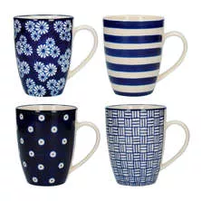 Набор из 4-х кружек London Pottery