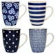 Набор из 4-х кружек London Pottery