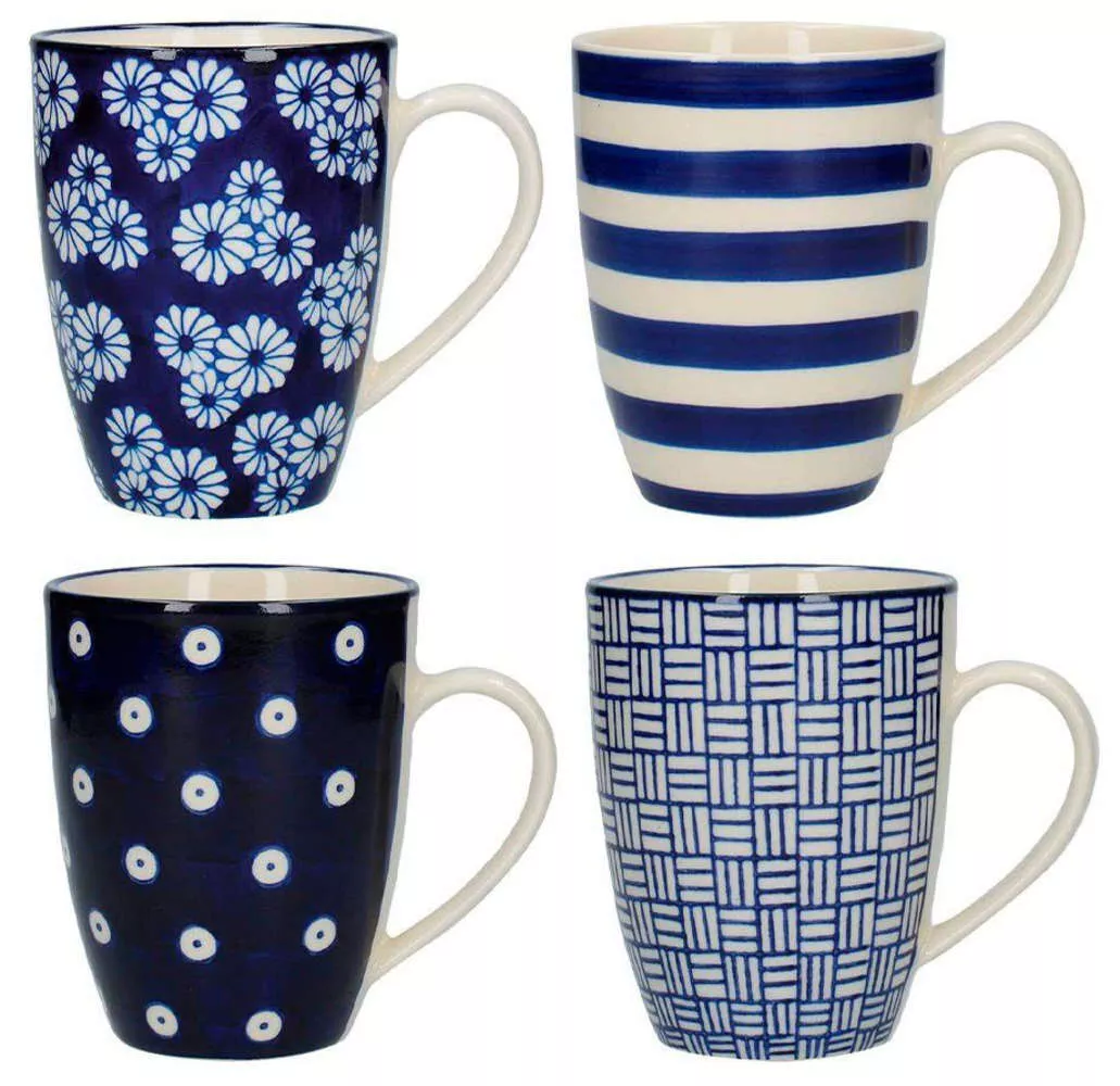 Набор из 4-х кружек London Pottery