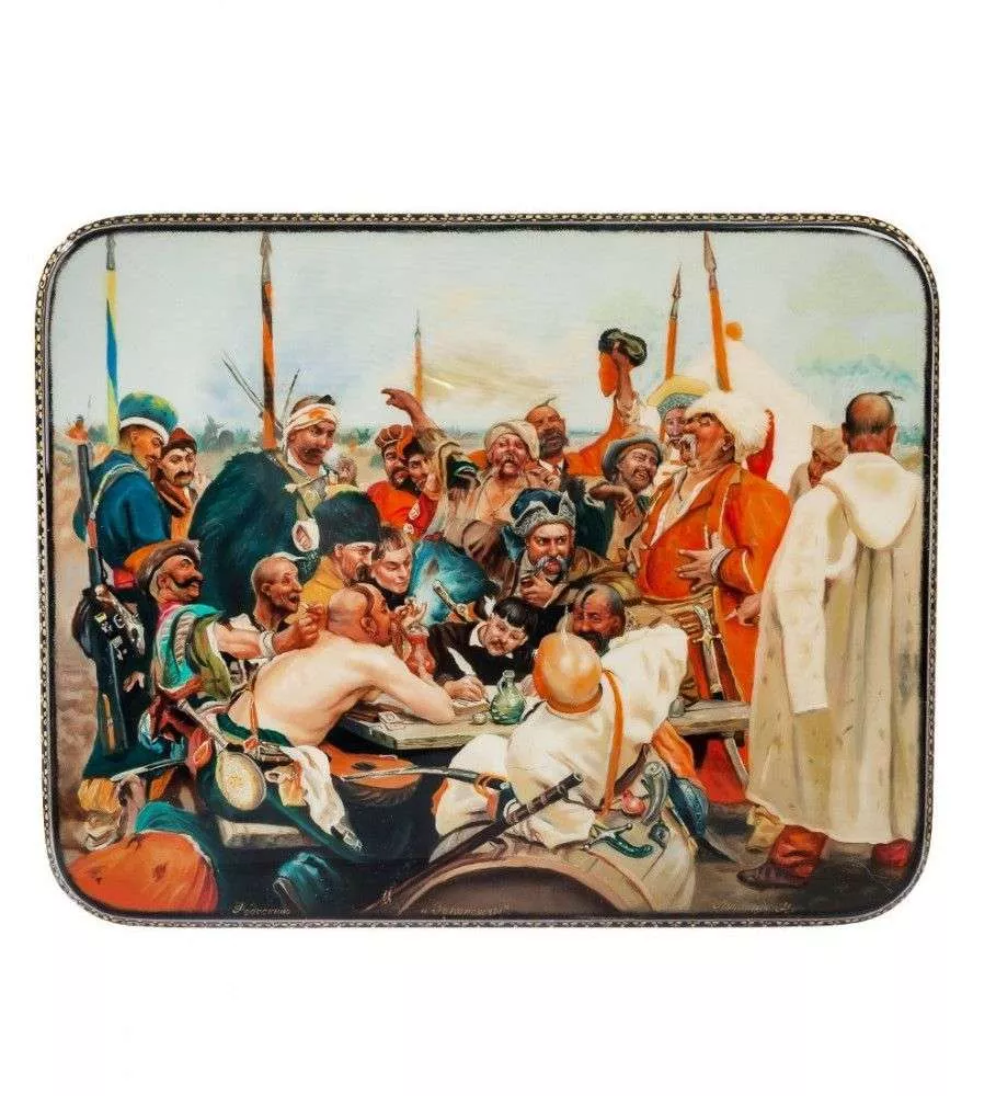 Шкатулка Запорожцы (Лукашин Н.)