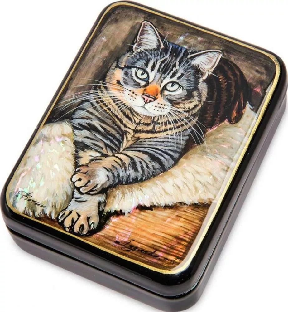 Шкатулка Котик (Лидяева)