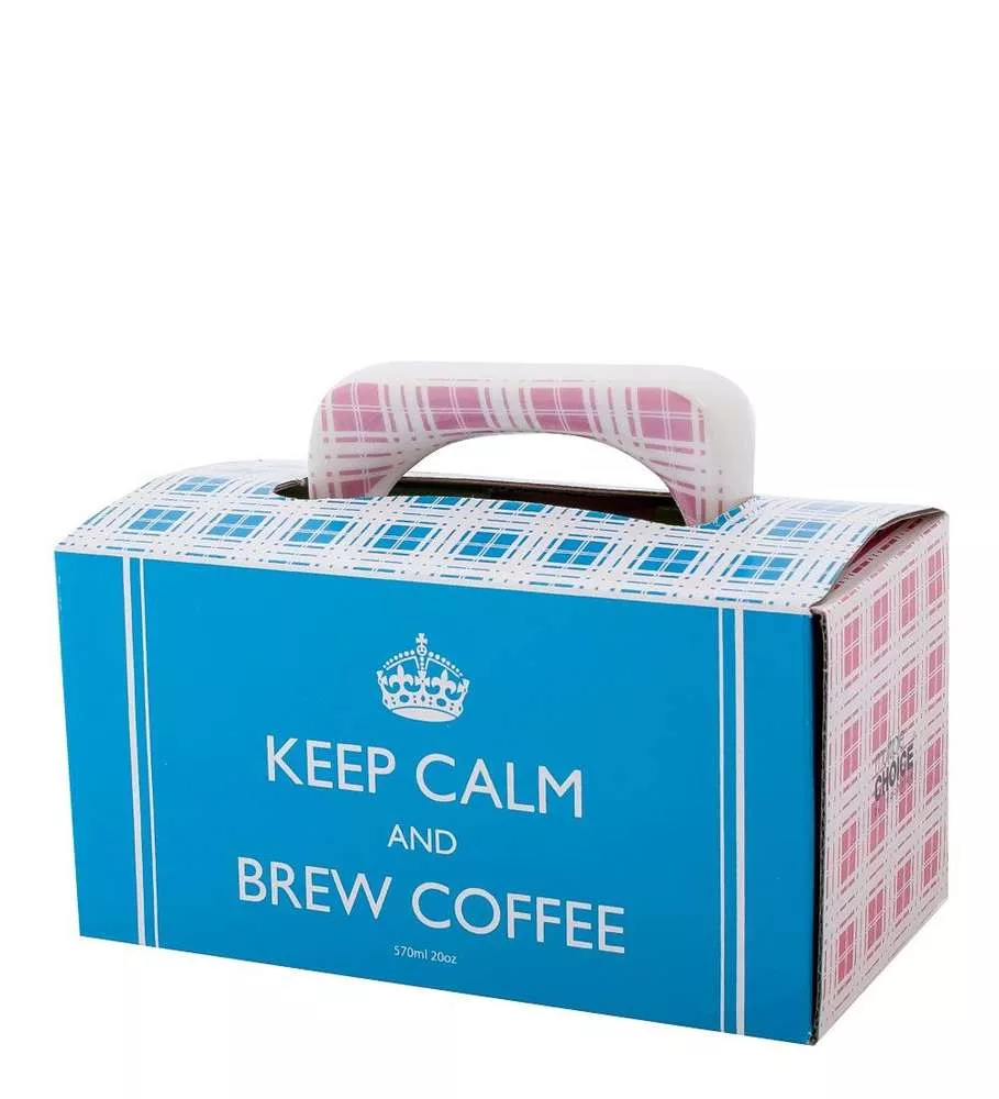 Кружка Keep Calm and Smeel The Coffee (розовая)