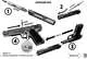 Пистолет автоматический М1911А1, США Кольт, 1911 г.