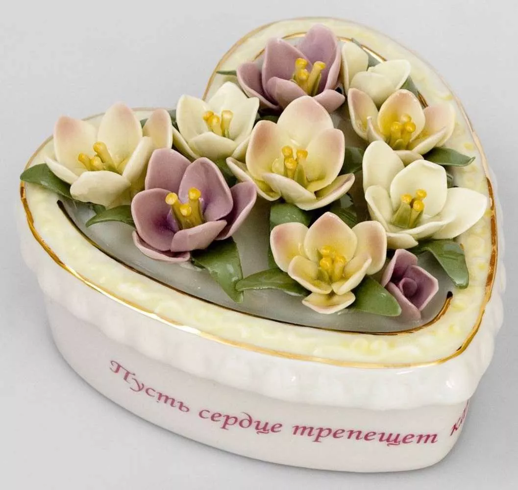 Шкатулка Весеннее сердце