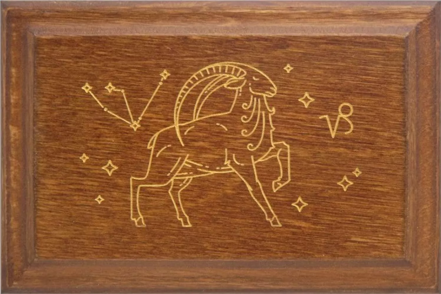 Шкатулка деревянная Знак Зодиака - Козерог