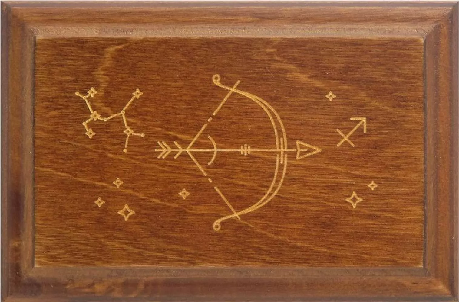 Шкатулка деревянная Знак Зодиака - Стрелец