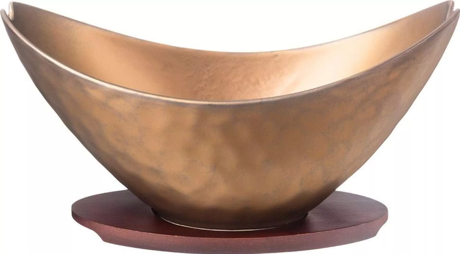 Салатник на деревянной подставке Bronze