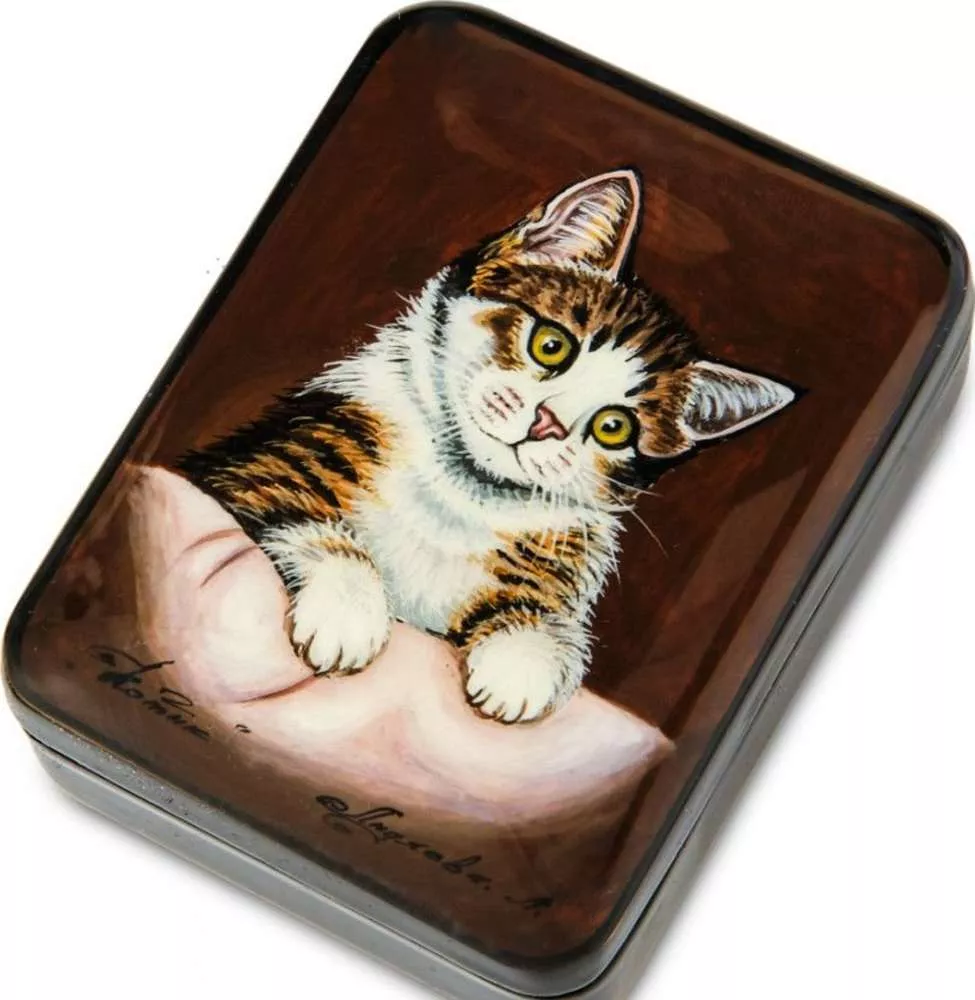 Шкатулка Котик (Лидяева)