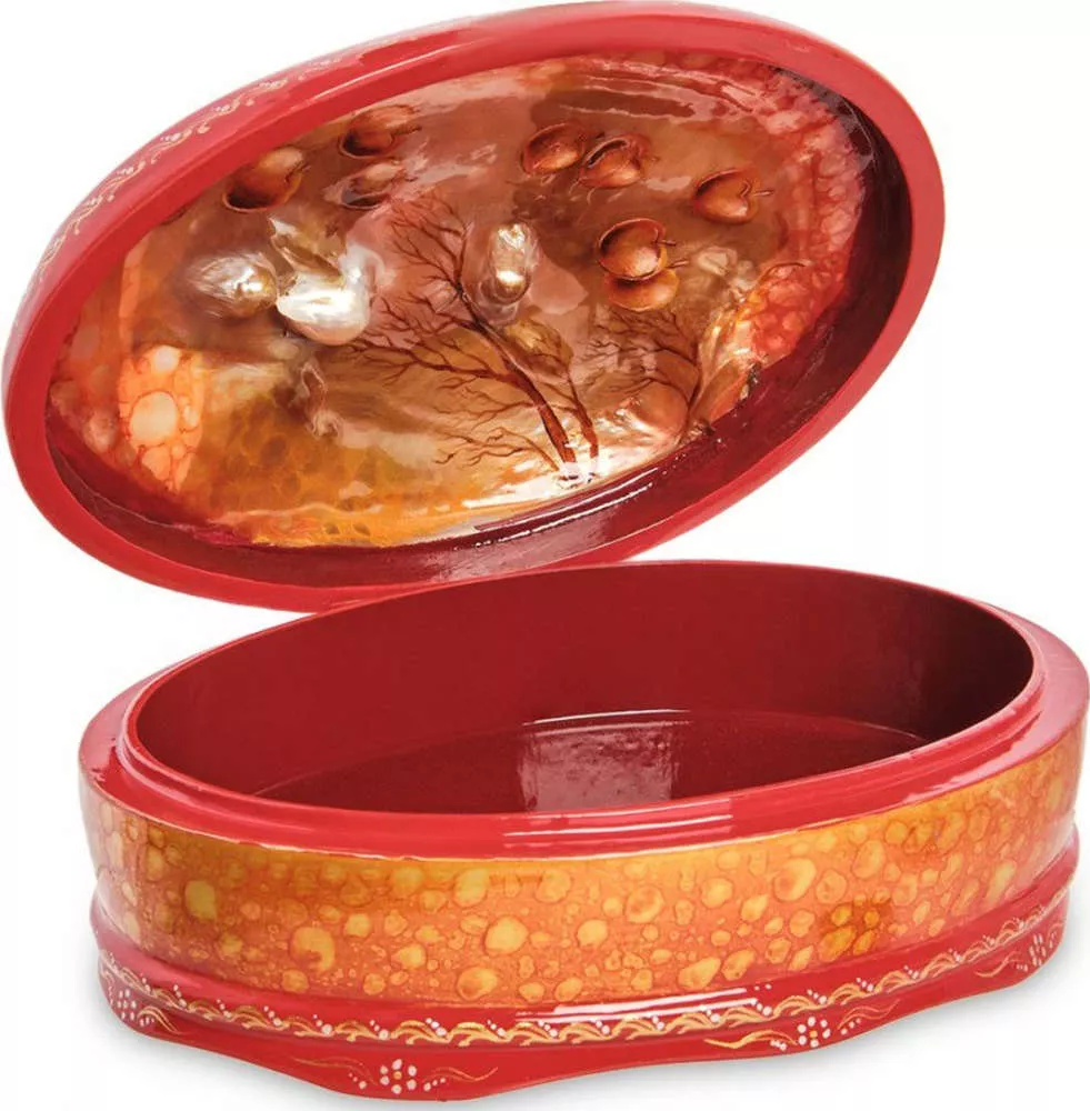Шкатулка Любава с яблоками (Ермакова)