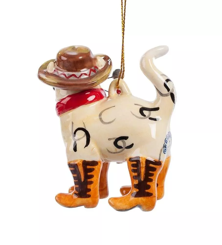 Подвесная фигурка Кот Ковбой