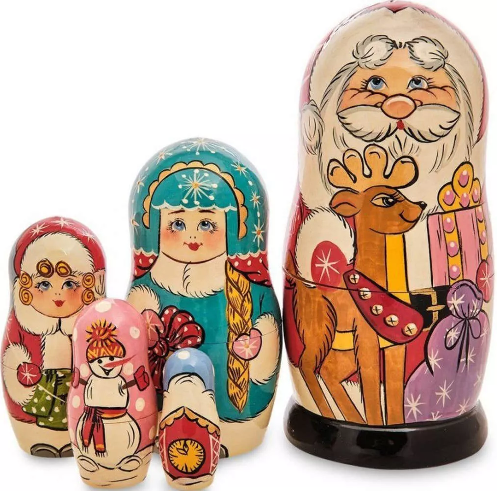 Матрешка Санта Клаус