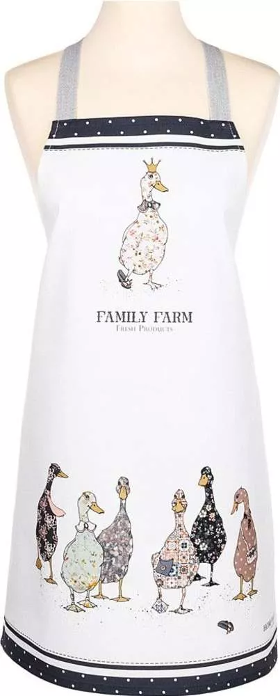 Фартук Family farm (белый)