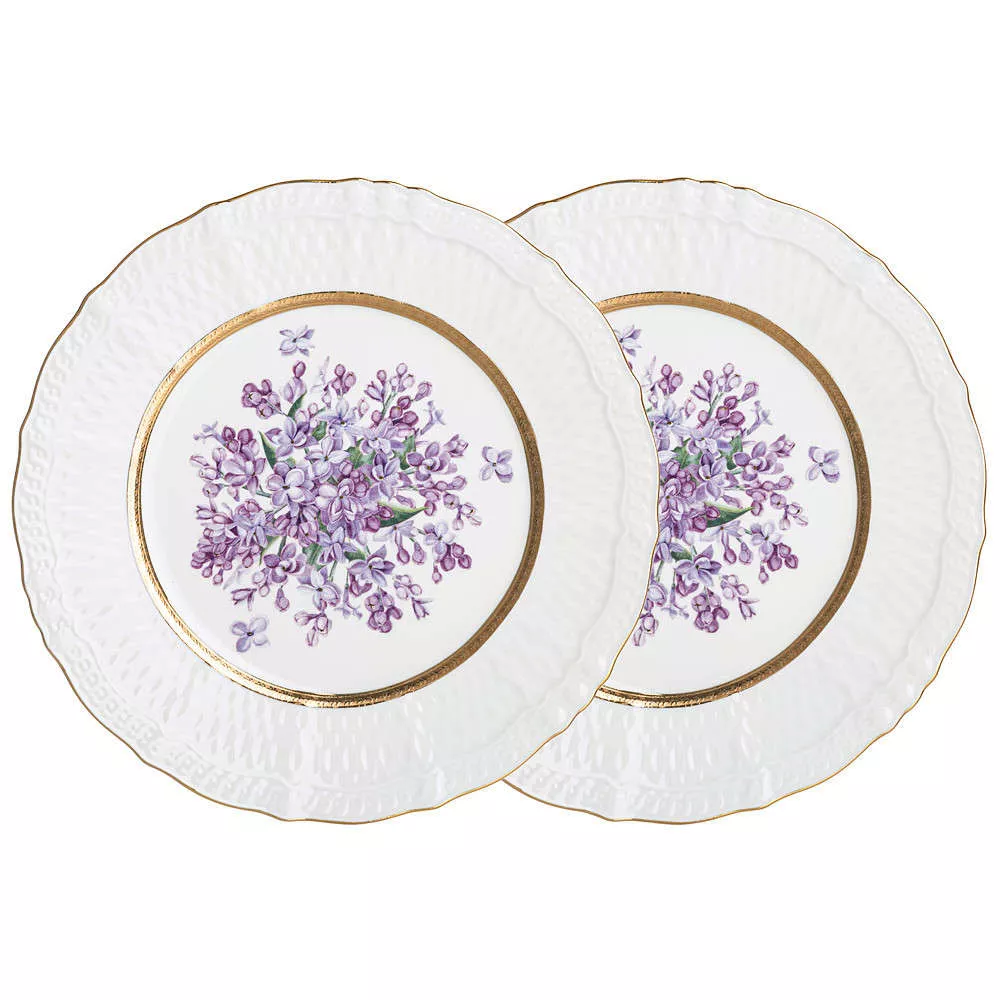 Набор из 2х тарелок закусочных Lilac