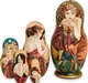 Матрешка Альфонс Муха - Драгоценные камни. Изумруд