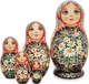 Матрешка Мария с цветами