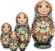 Матрешка Мария с цветами
