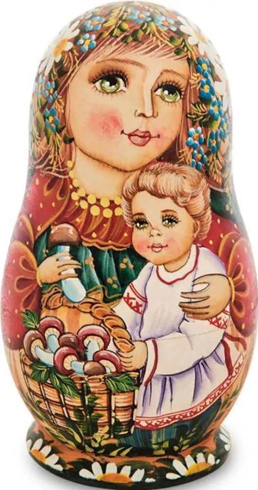 Матрешка Мария с мальчиком