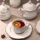 Сахарница Афродита (белый, золотистый)