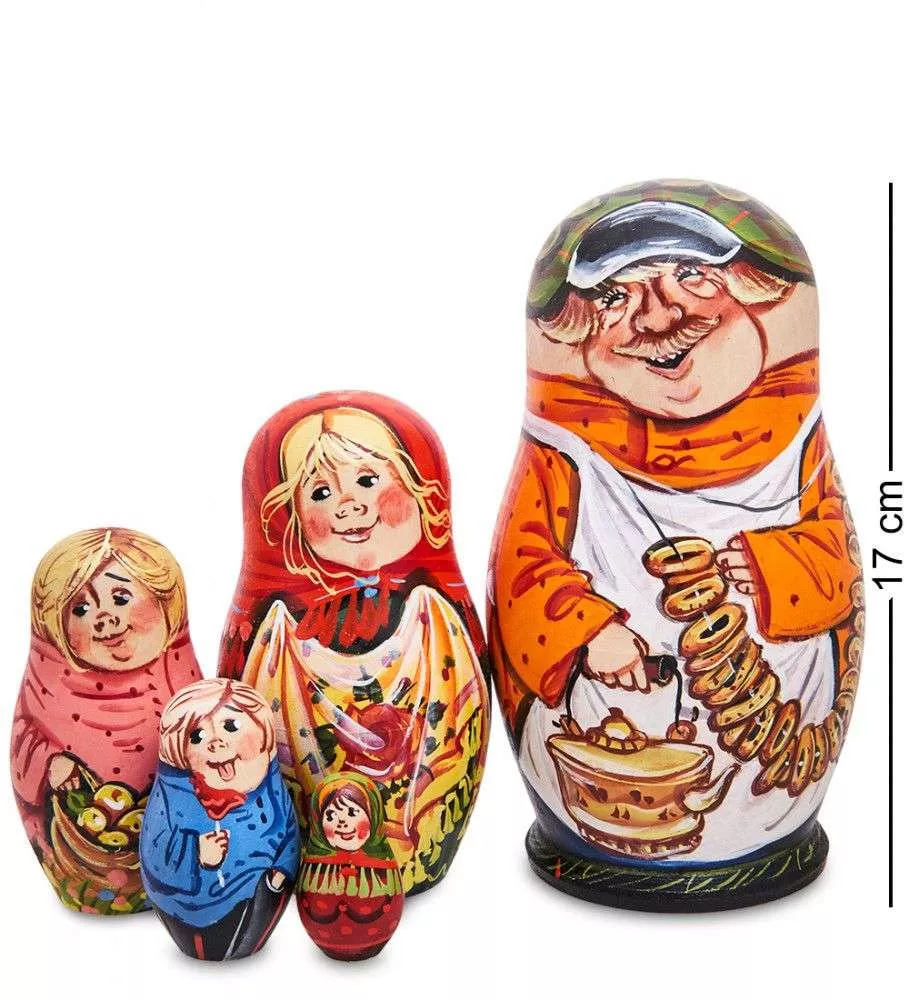 Матрешка Семейка Малая