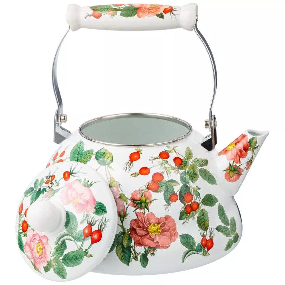 Чайник эмалированный Rosehip Tea