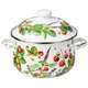 Кастрюля эмалированная Berry Tea