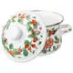 Кастрюля эмалированная Rosehip Tea