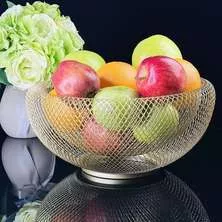 Фруктовница/конфетница Fruit line gold