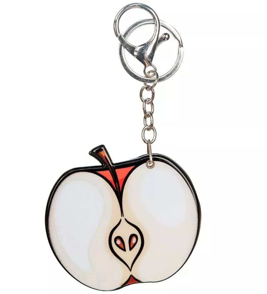 Брелок с зеркальцем Яблоко