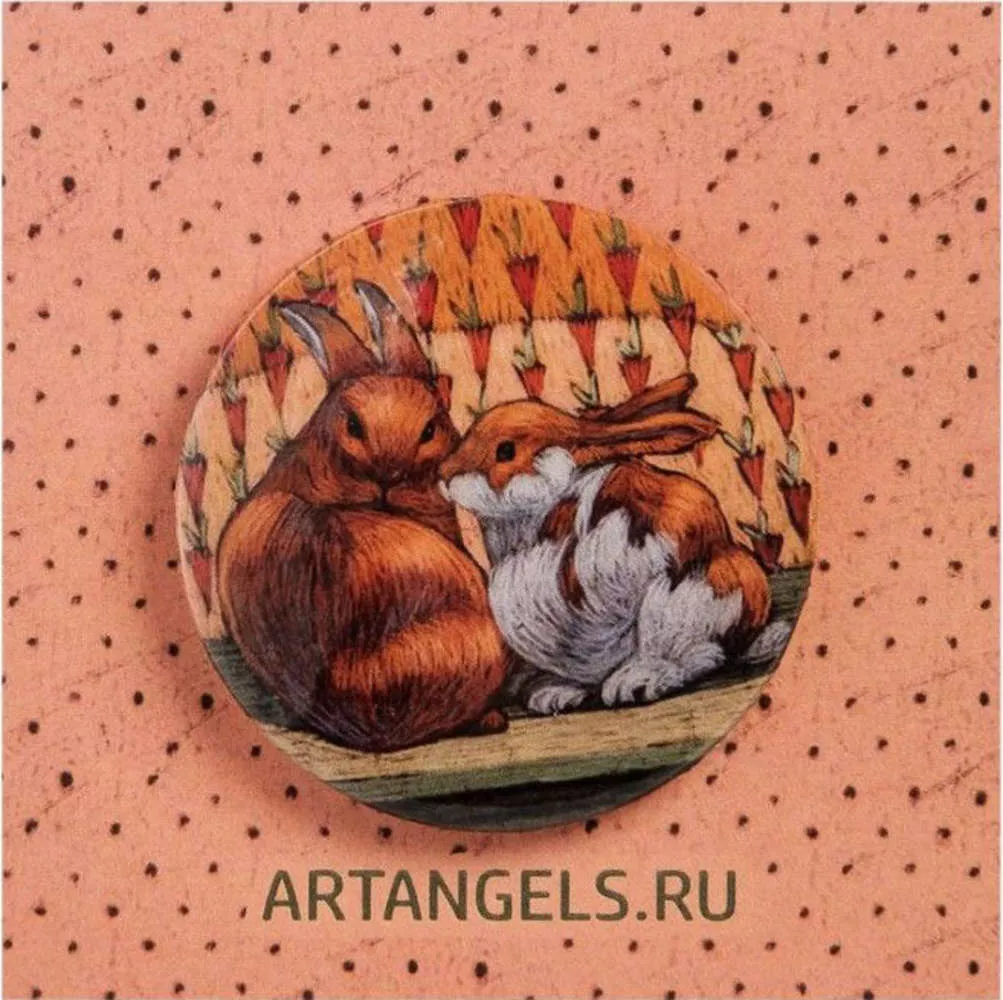 Закатный значок Сладкая парочка
