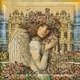 Гобелен в расписной раме Домашний ангел (А.Наливкина)