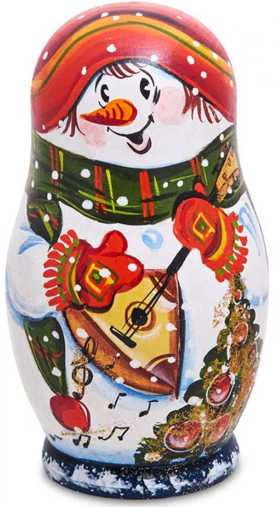 Матрешка Снеговик