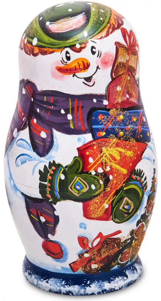 Матрешка Снеговик
