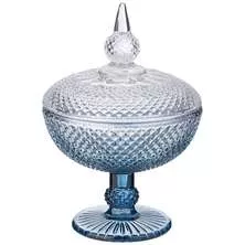 Емкость для хранения на ножке Diamant blue