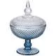 Емкость для хранения на ножке Diamant blue
