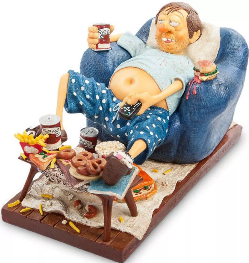 Статуэтка Лентяй (Couch Potato. Forchino)