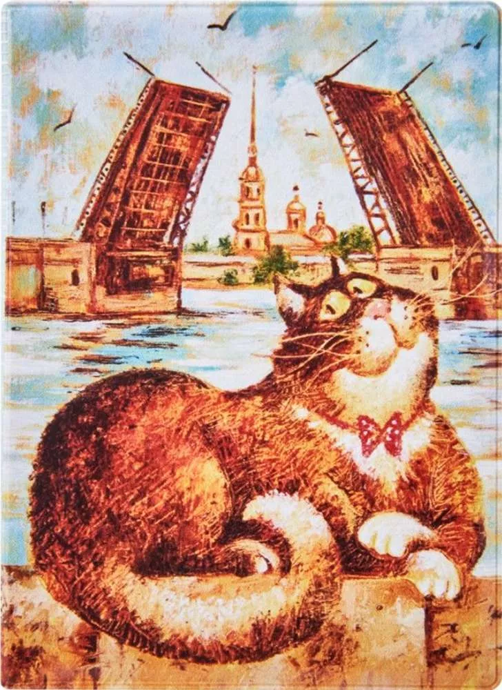 Обложка для паспорта Кот по имени Сфинкс