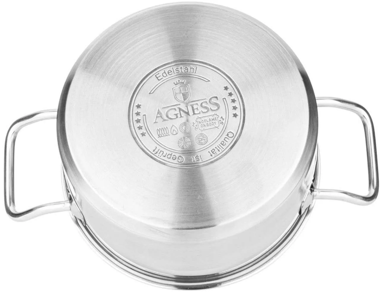 Кастрюля с крышкой Classic silver