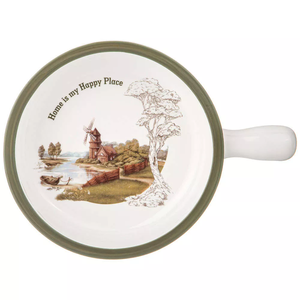 Салатник с ручкой Family house