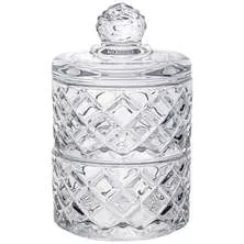 Емкость для хранения с крышкой 2 яруса Diamant