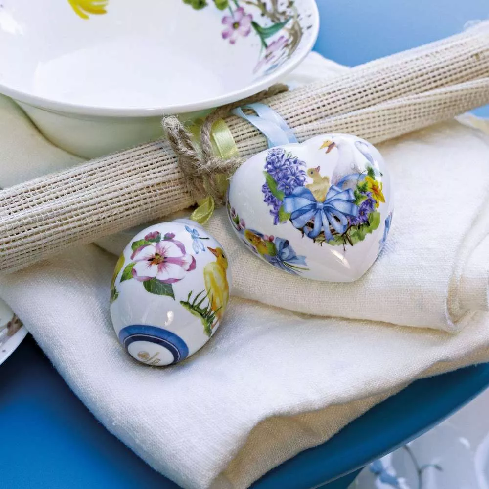 Фарфоровое сердце Гусь
