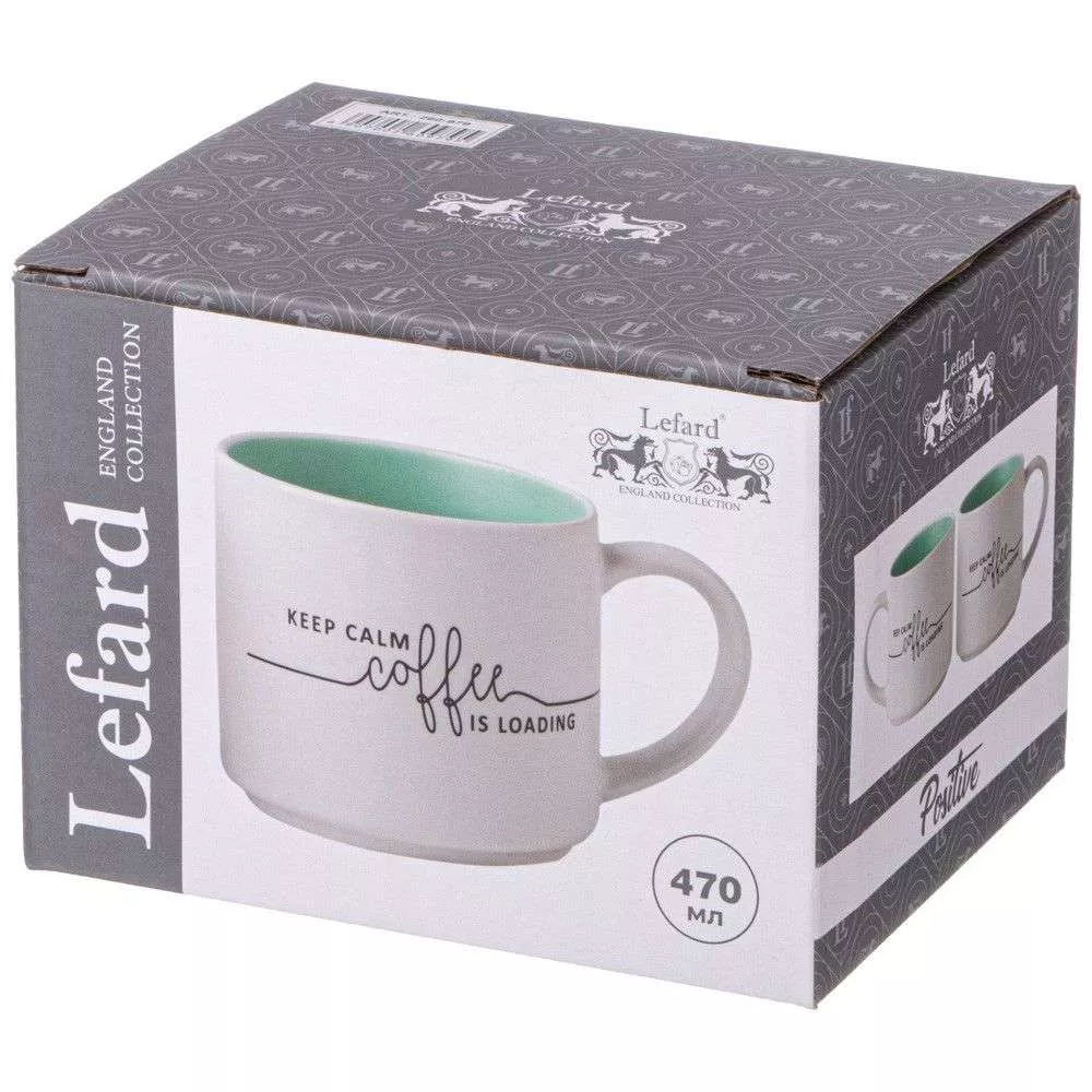 Кружка Keep calm coffee is loading