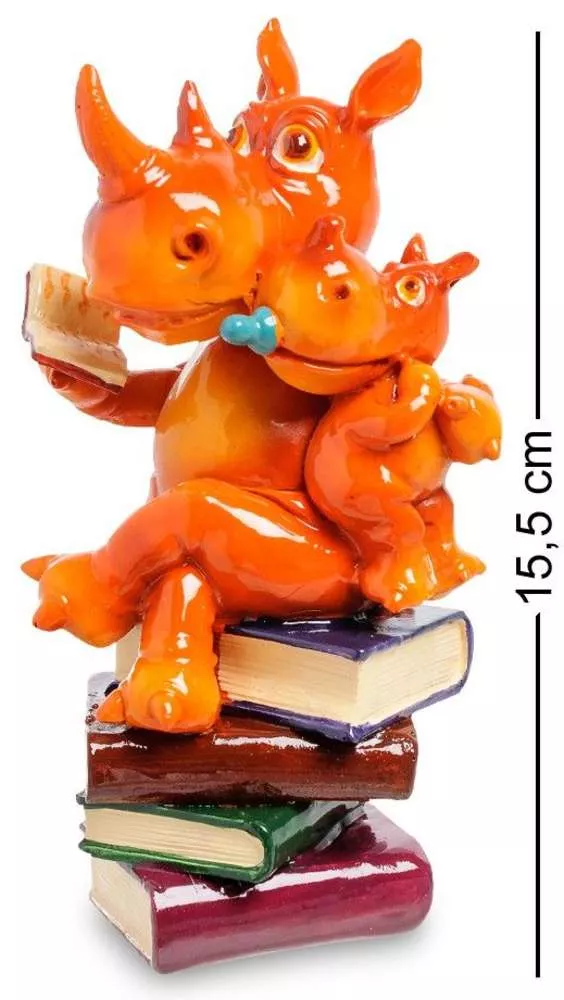 Фигурка Носороги на книжках