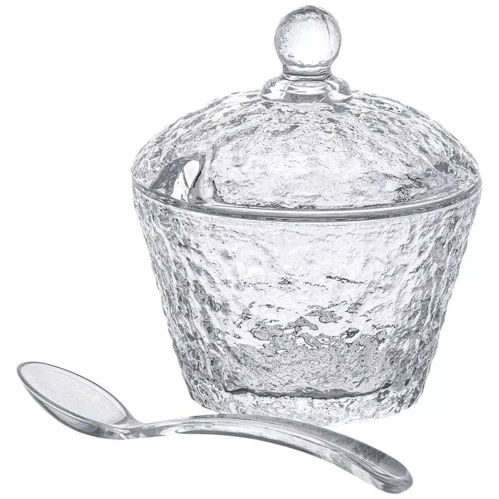 Сахарница N'ice с пластиковой ложкой